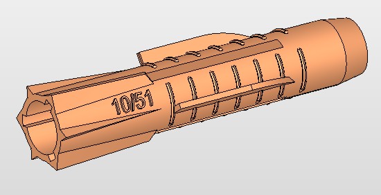 Дюбель 10х51